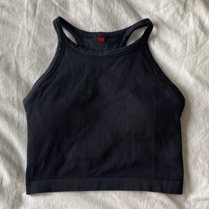 Wilson Women’s On The Brami Black Ribbed Sports Tank Size Large